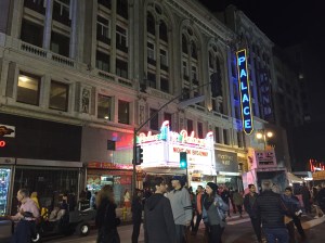 Marquee at the Palace Theater