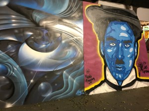 Murals by local street artists