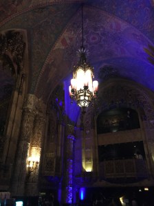 Look at the beautiful ceiling and art deco detail at the United Artists Theater.