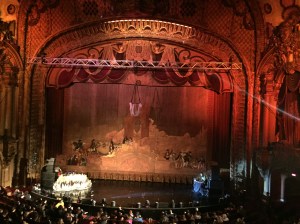 The stage at the Historic Los Angeles Theater