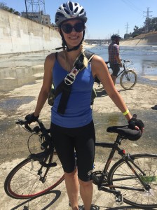 First pit stop at the LA River confluence.
