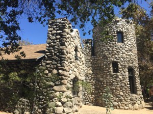 Exterior of the beautiful Lummis House, build nearly entirely by Charles Lummis.