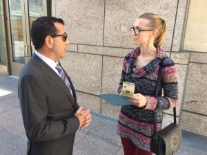 Metro Gold Line Foothill Extension Construction Authority CEO Habib Balian says the new stations as part of the Gold Line Extension were designed with the first mile/last mile problem in mind. Photo by Paul Gonzales.